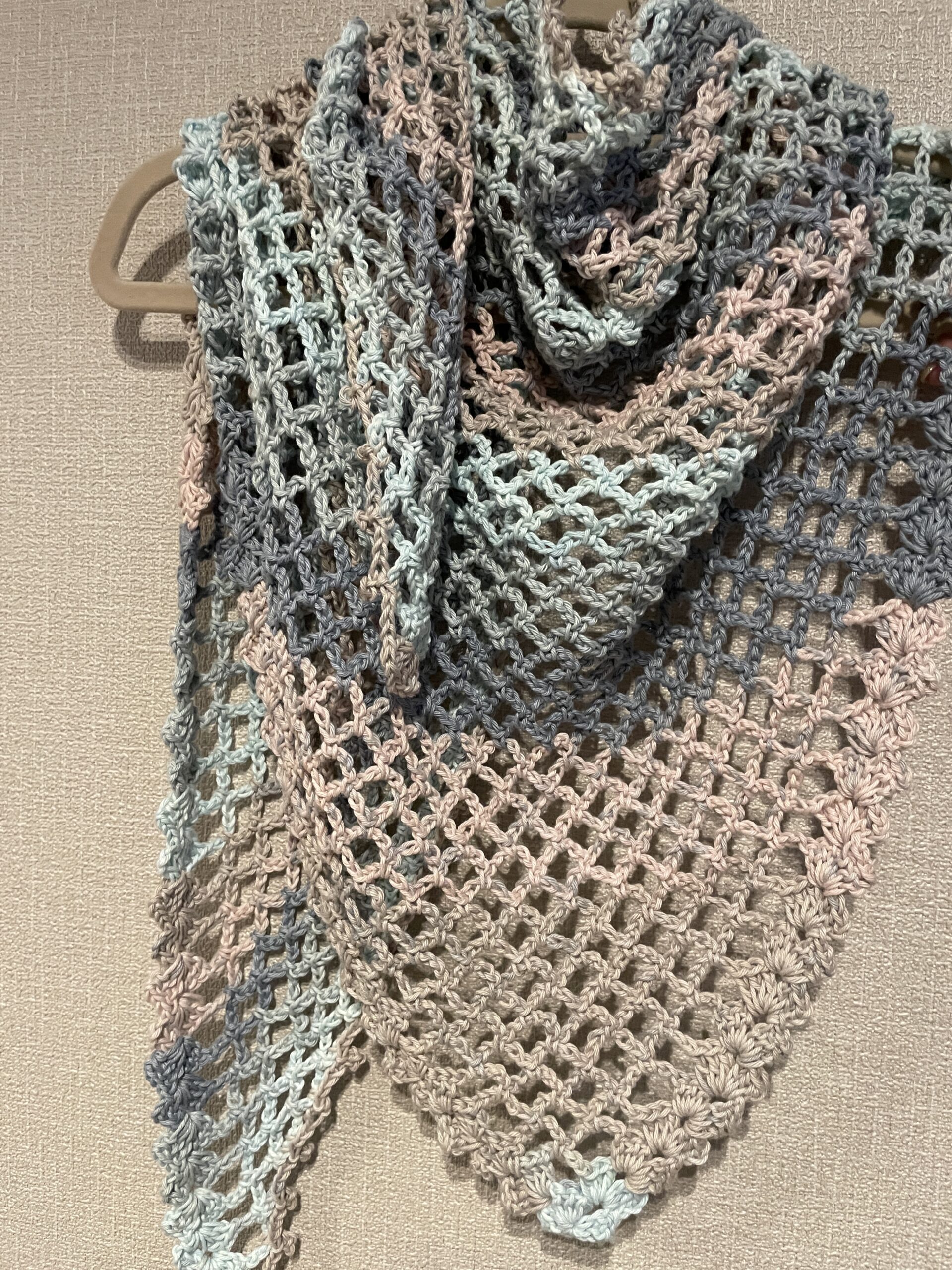 三角ショール（鎖）