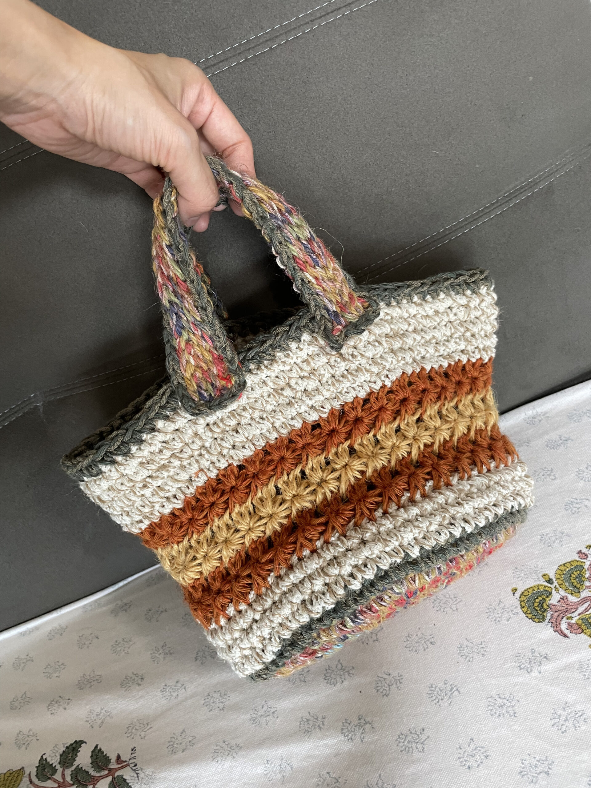 お散歩ジュートバッグ