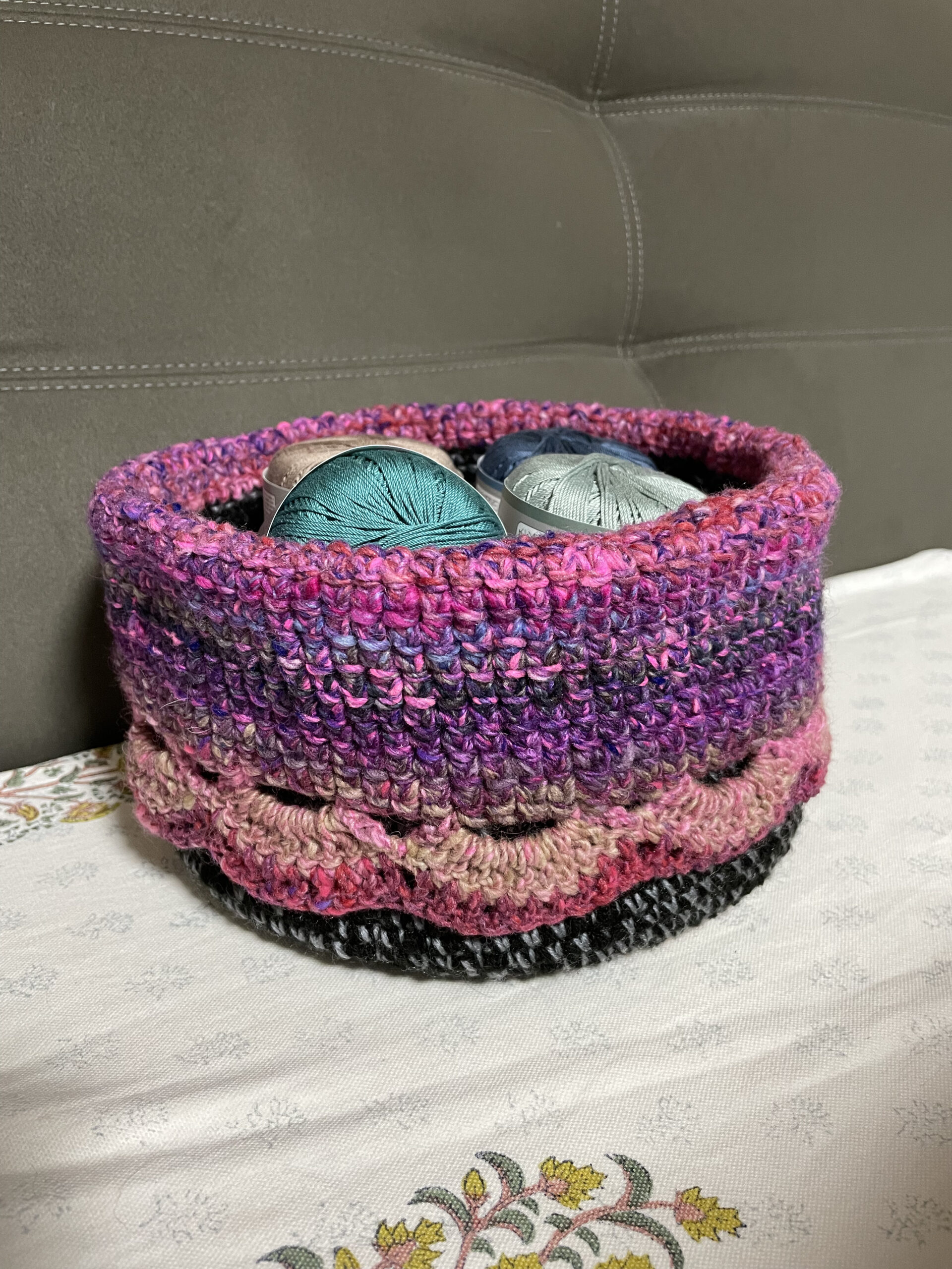 毛糸バスケット