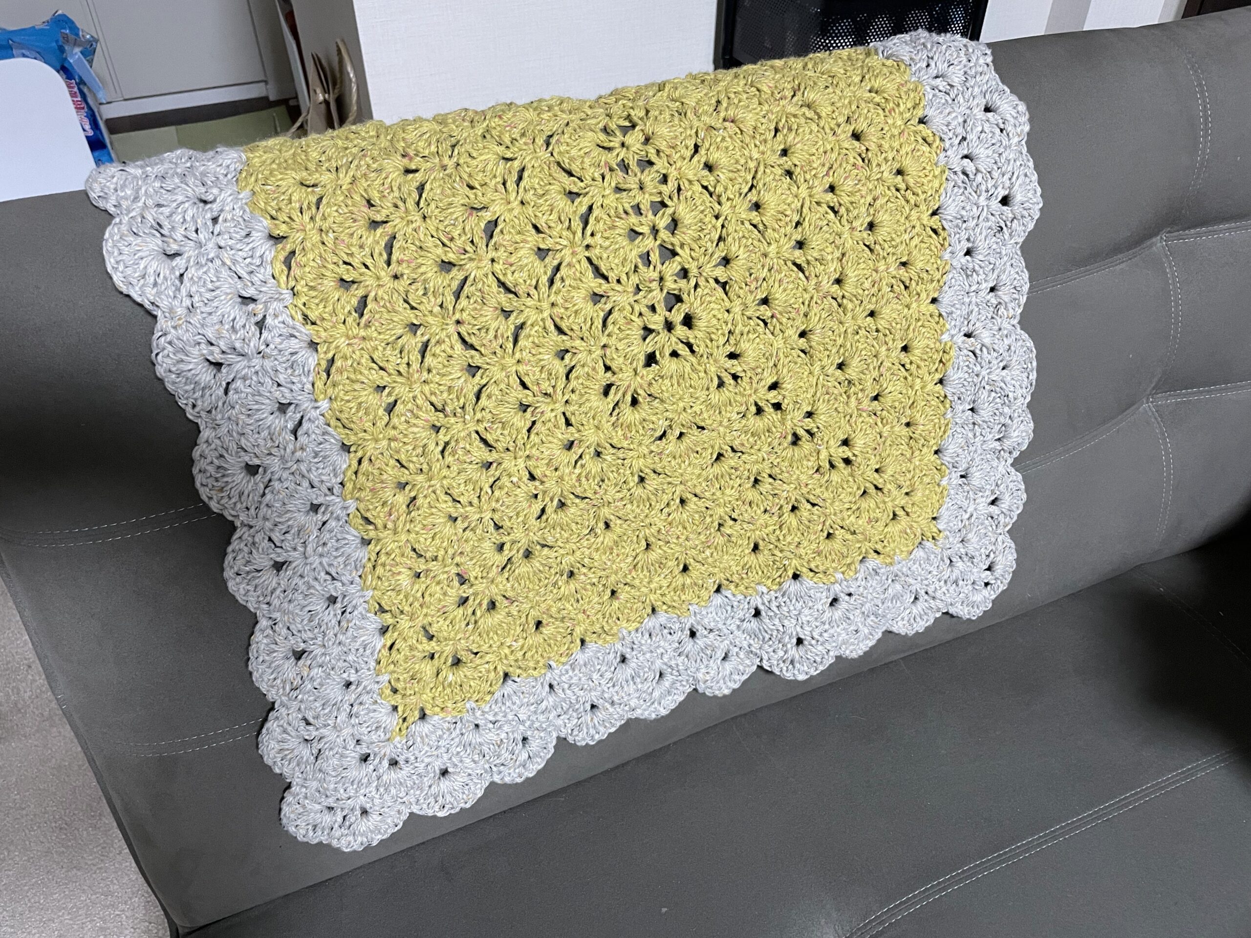 シェル模様のマルチカバー